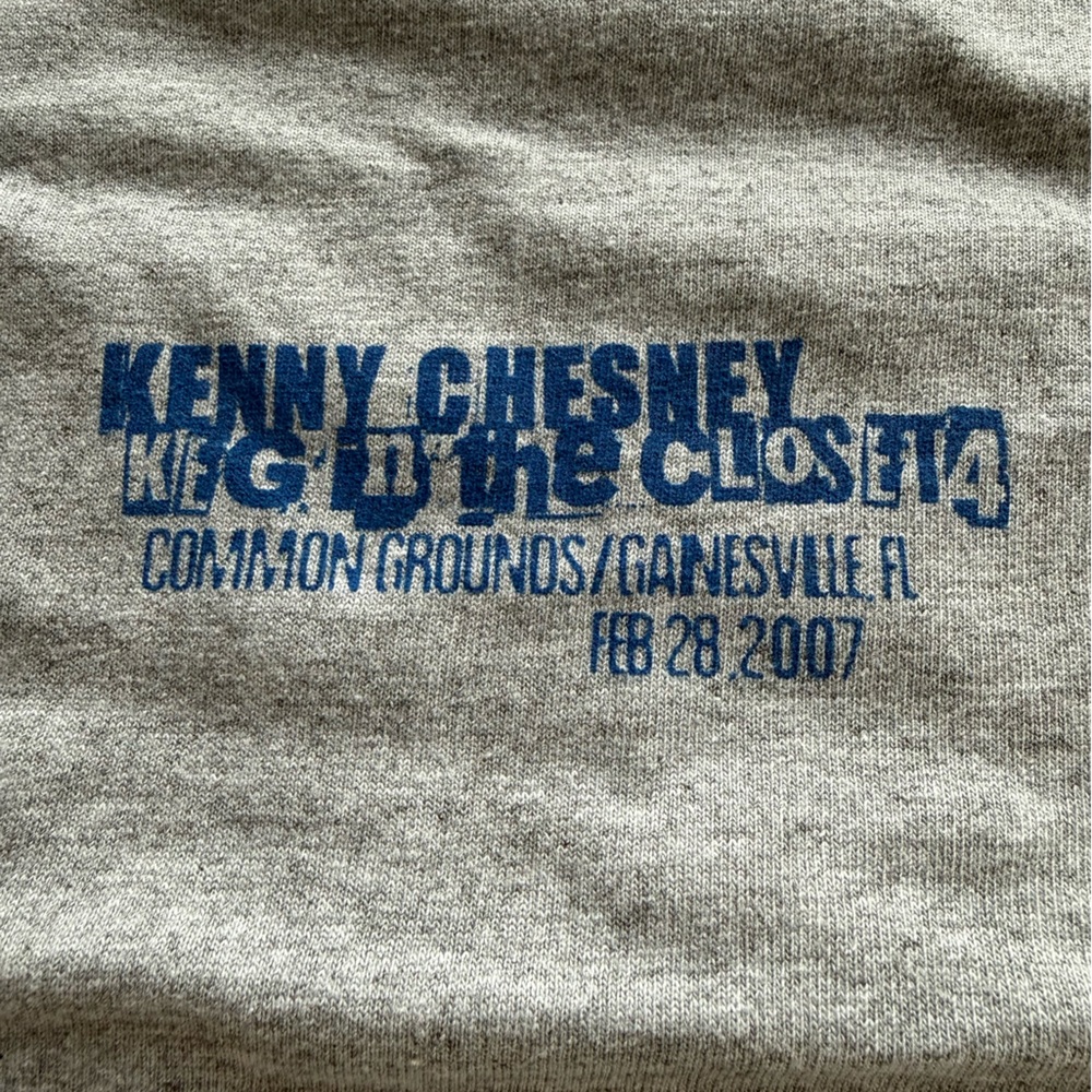 Kenny Chesney 2007 Vintage Concert Tee